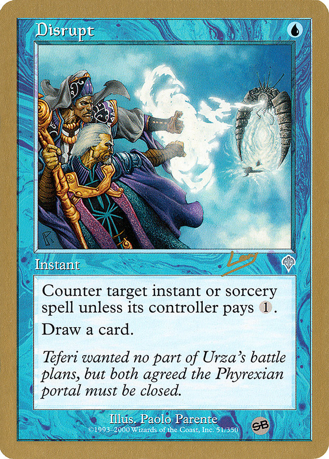 Disrupt (Raphael Levy) (SB) [World Championship Decks 2002] | Black Swamp Games