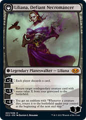 Liliana, Heretical Healer // Liliana, Defiant Necromancer [Commander Collection: Black] | Black Swamp Games