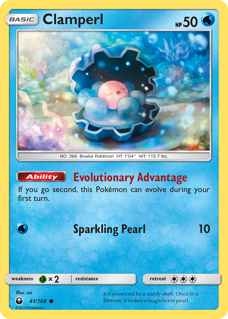 Clamperl (41/168) [Sun & Moon: Celestial Storm] | Black Swamp Games