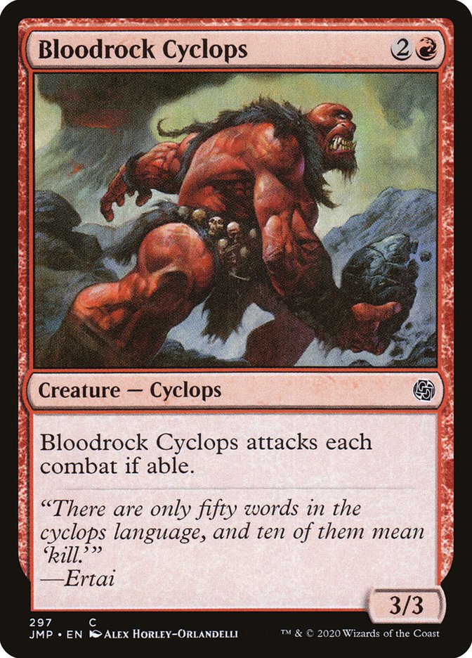 Bloodrock Cyclops [Jumpstart] | Black Swamp Games