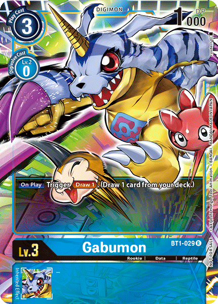 gabumon digimon card Game - Double Diamond (BT06) - (Draw 1 card from your deck.) Then Digimon Exceed Apocalypse Super Rare