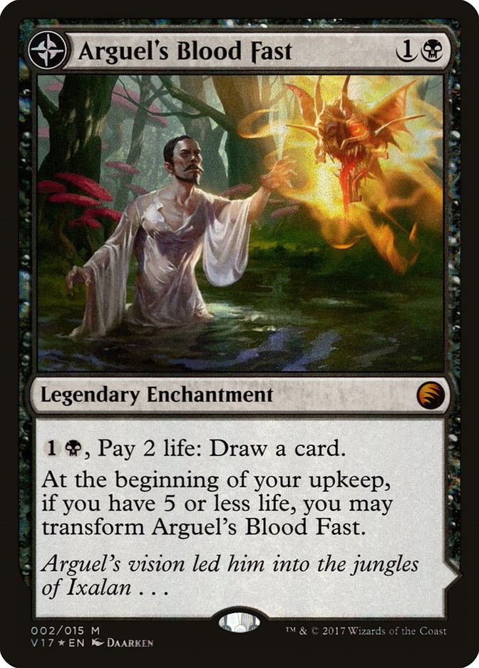 Arguel's Blood Fast // Temple of Aclazotz [From the Vault: Transform] | Black Swamp Games