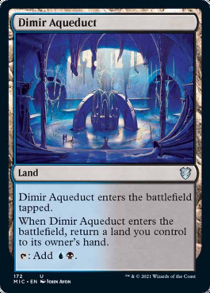 Dimir Aqueduct [Innistrad: Midnight Hunt Commander] | Black Swamp Games