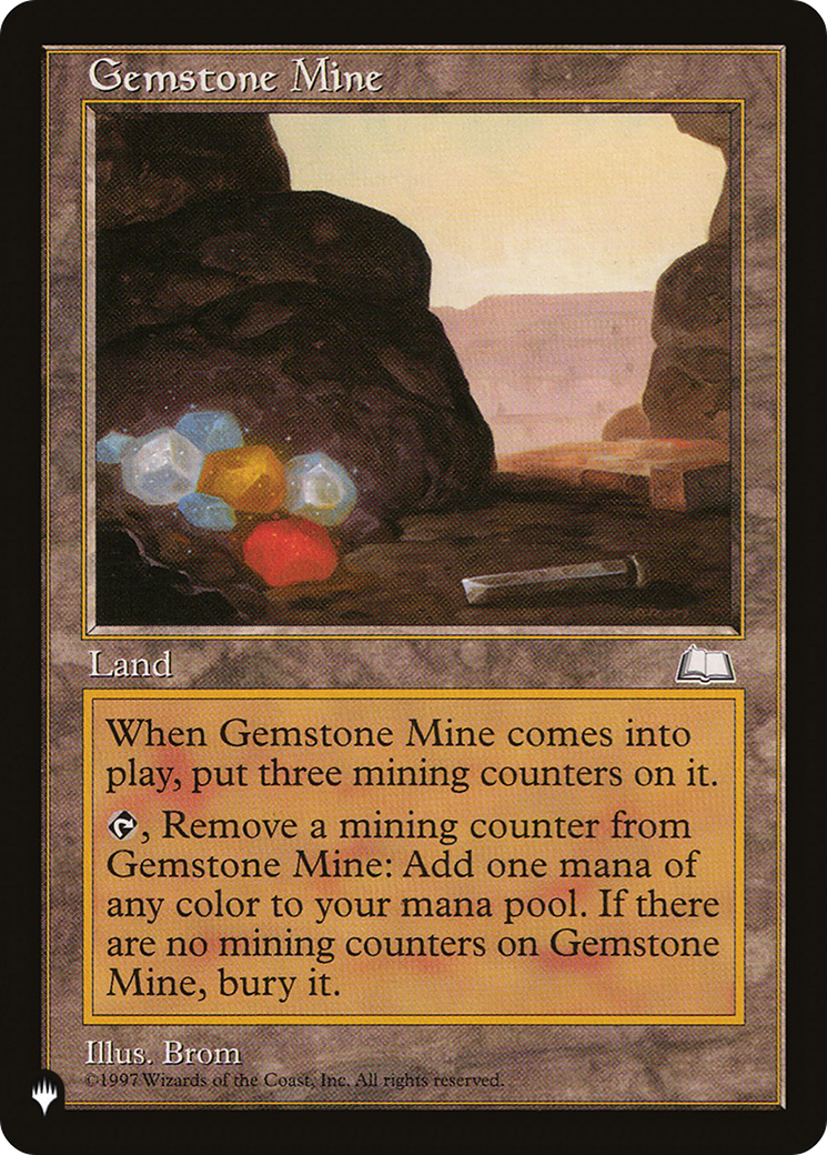 Gemstone Mine (WTH) [The List Reprints] | Black Swamp Games