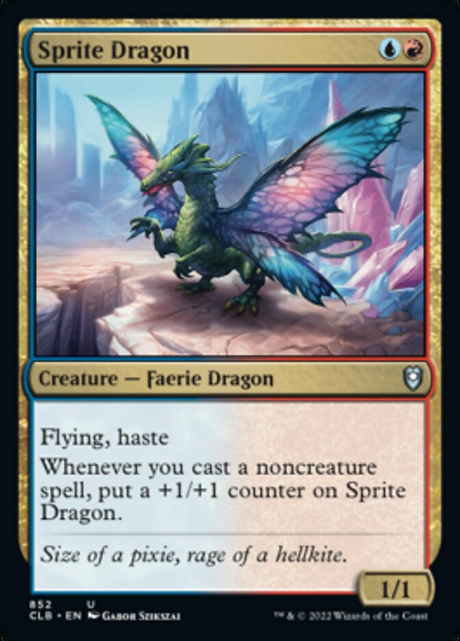 Sprite Dragon [Commander Legends: Battle for Baldur's Gate] | Black Swamp Games