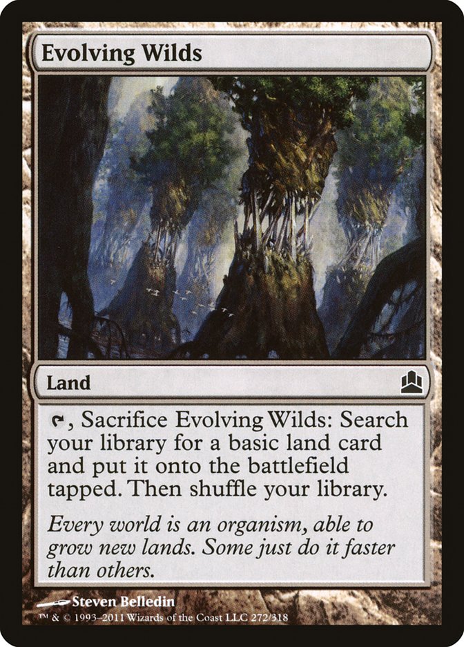 Evolving Wilds [Commander 2011] | Black Swamp Games