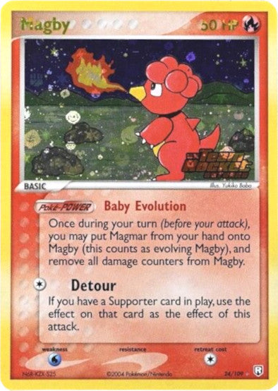 Magby (24/109) (Stamped) [EX: Team Rocket Returns] | Black Swamp Games