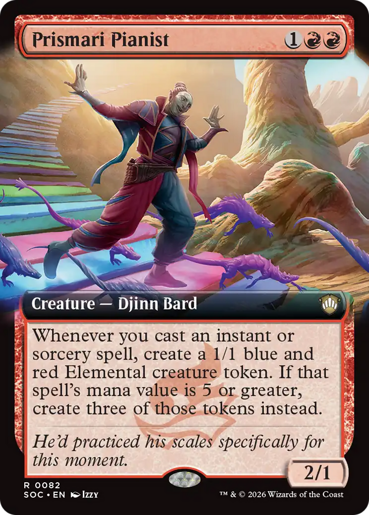 Prismari Pianist (Extended Art) [Secrets of Strixhaven Commander] | Black Swamp Games