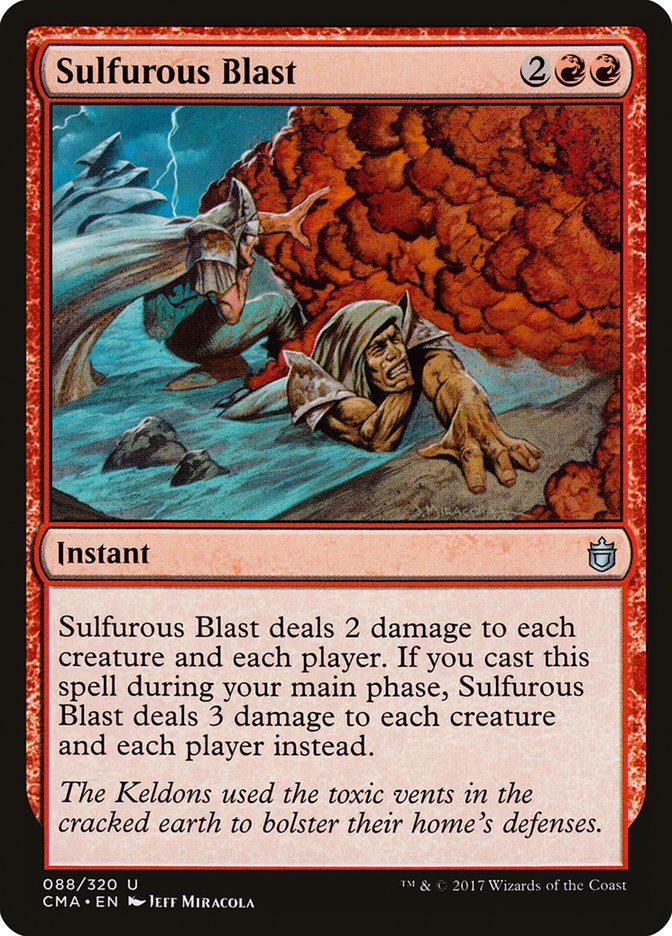 Sulfurous Blast [Commander Anthology] | Black Swamp Games
