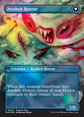 Thing in the Ice // Awoken Horror (Borderless Alternate Art) [Regional Championship Qualifiers 2023] | Black Swamp Games