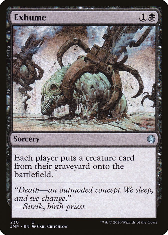 Exhume [Jumpstart] | Black Swamp Games