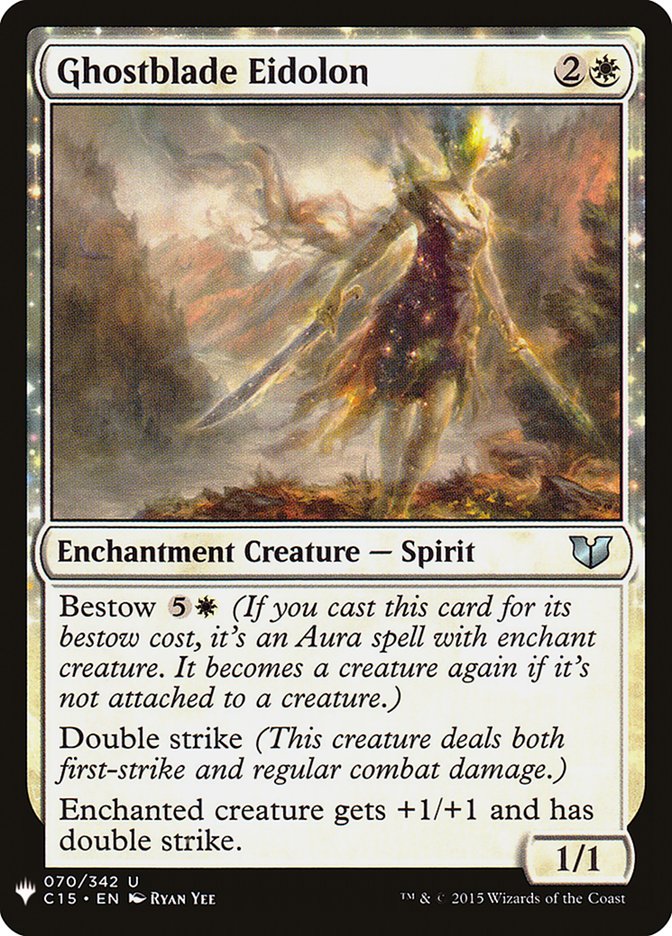 Ghostblade Eidolon [Mystery Booster] | Black Swamp Games