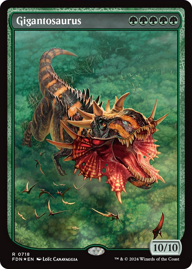Gigantosaurus (Full Art) [Foundations] | Black Swamp Games