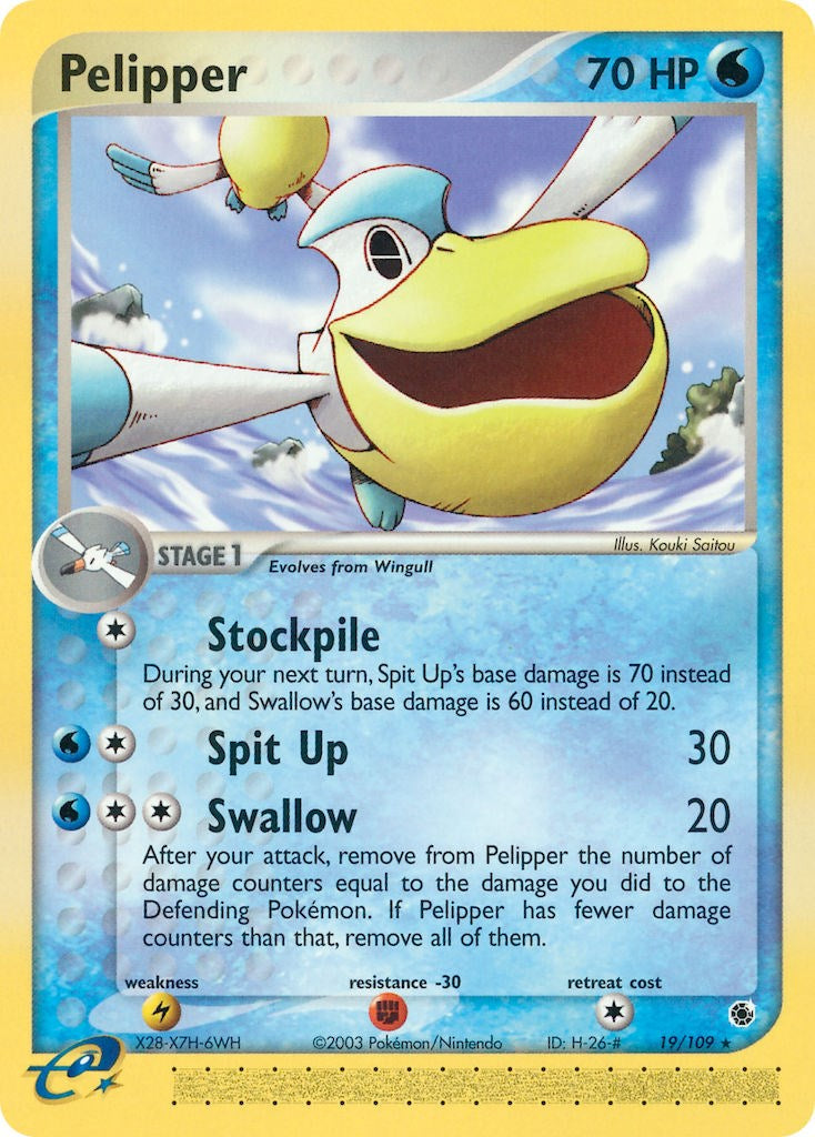 Pelipper (19/109) [EX: Ruby & Sapphire] | Black Swamp Games