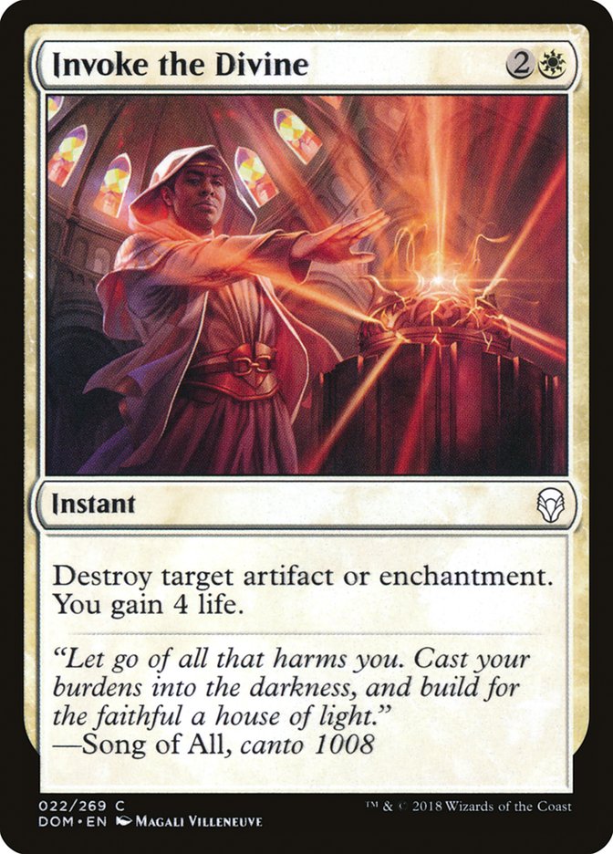 Invoke the Divine [Dominaria] | Black Swamp Games