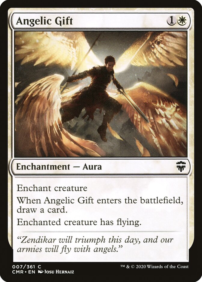 Angelic Gift [Commander Legends] | Black Swamp Games