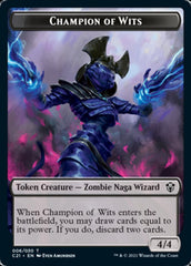 Eldrazi // Champion of Wits Double-Sided Token [Commander 2021 Tokens] | Black Swamp Games