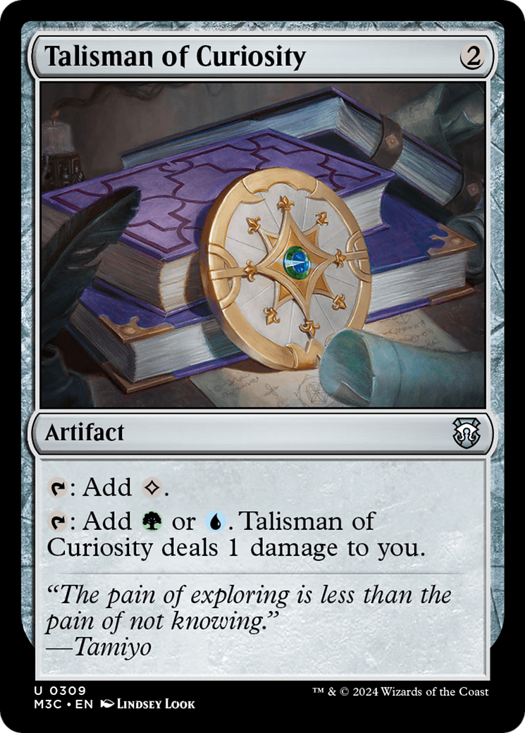 Talisman of Curiosity (Ripple Foil) [Modern Horizons 3 Commander] | Black Swamp Games