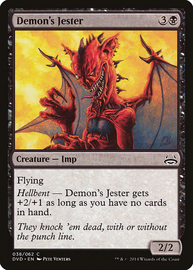 Demon's Jester (Divine vs. Demonic) [Duel Decks Anthology] | Black Swamp Games
