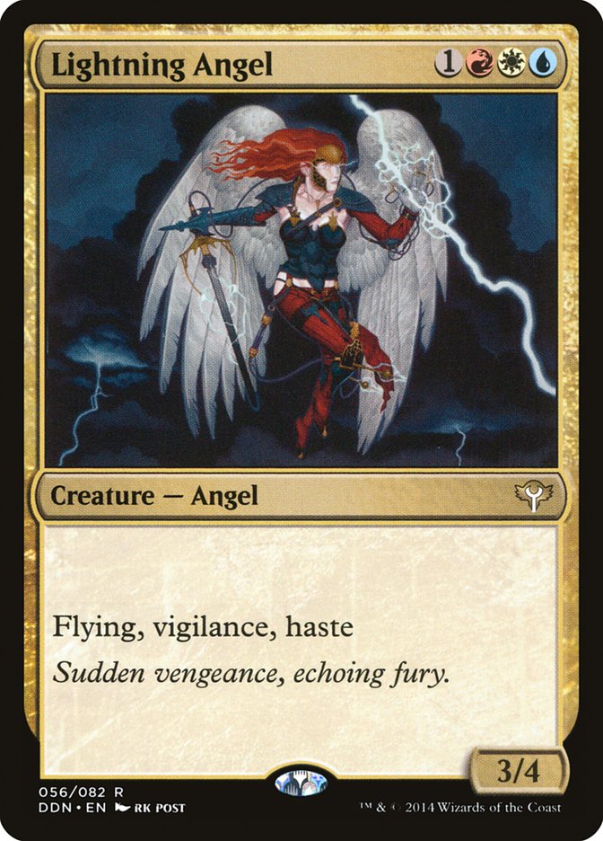 Lightning Angel [Duel Decks: Speed vs. Cunning] | Black Swamp Games