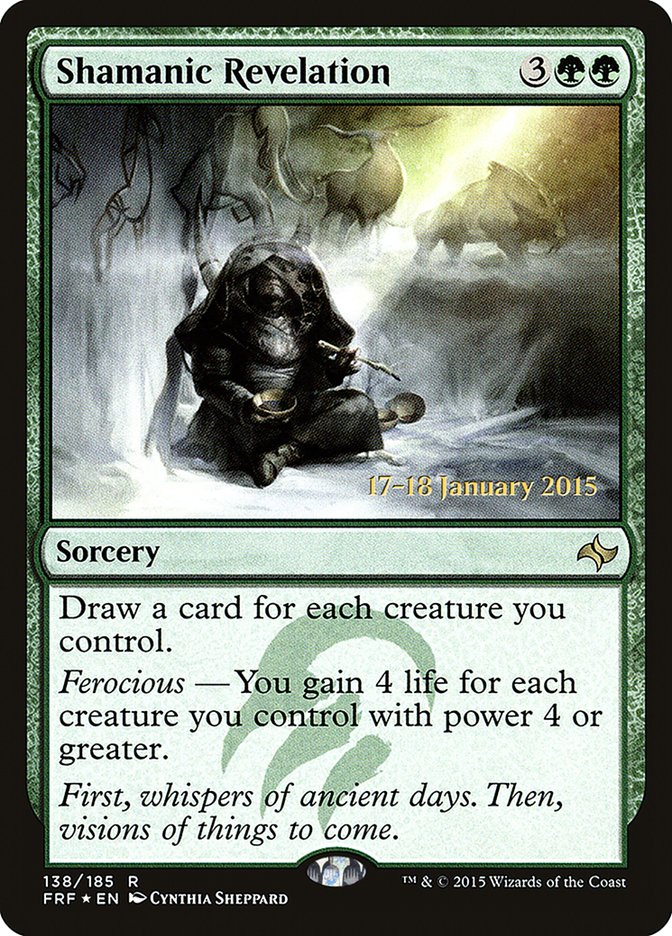 Shamanic Revelation [Fate Reforged Prerelease Promos] | Black Swamp Games