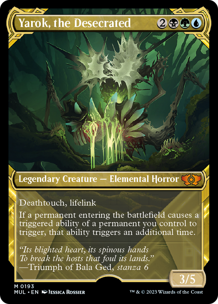 Yarok, the Desecrated (Halo Foil) [Multiverse Legends] | Black Swamp Games