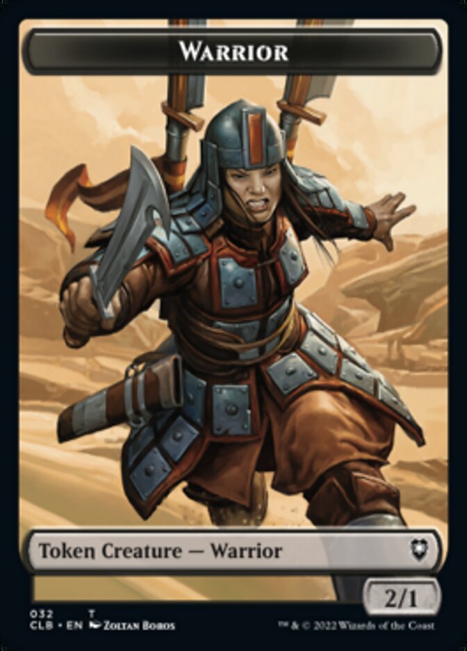 Warrior // Inkling Double-Sided Token [Commander Legends: Battle for Baldur's Gate Tokens] | Black Swamp Games