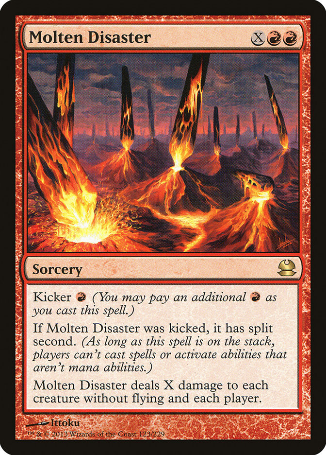 Molten Disaster [Modern Masters] | Black Swamp Games