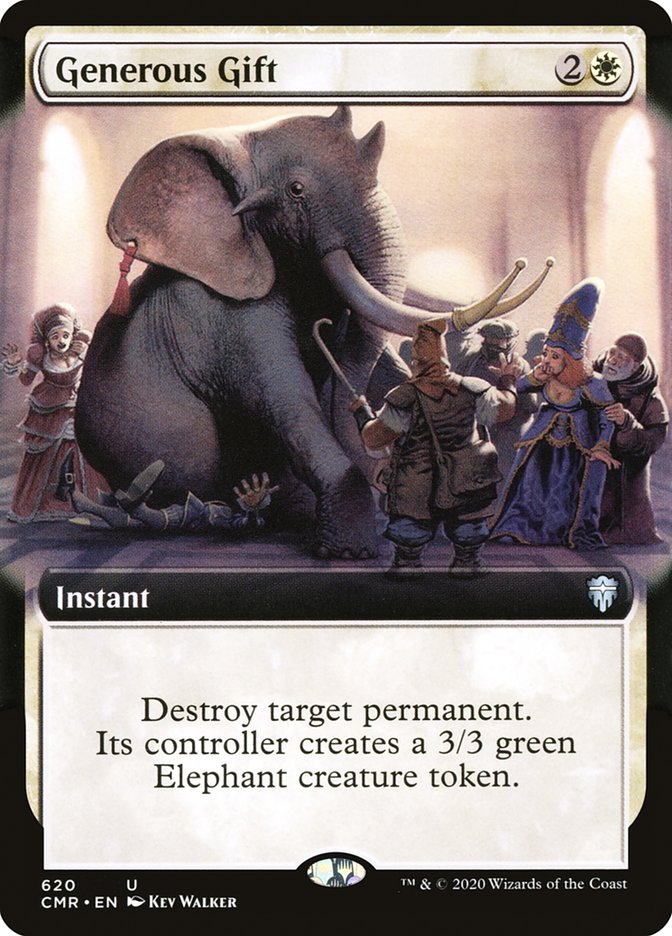 Generous Gift (Extended Art) [Commander Legends] | Black Swamp Games