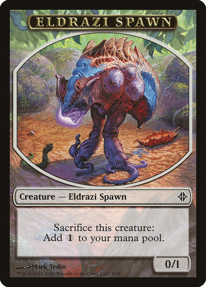 Eldrazi Spawn Token (1b/5) [Rise of the Eldrazi Tokens] | Black Swamp Games