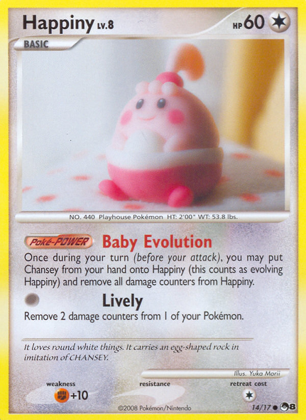 Happiny (14/17) [POP Series 8] | Black Swamp Games