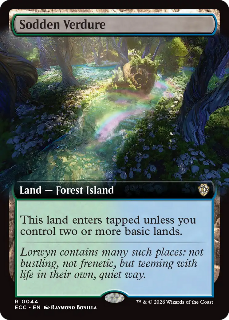 Sodden Verdure (Extended Art) [Lorwyn Eclipsed Commander] | Black Swamp Games