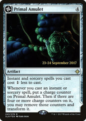 Primal Amulet // Primal Wellspring [Ixalan Prerelease Promos] | Black Swamp Games