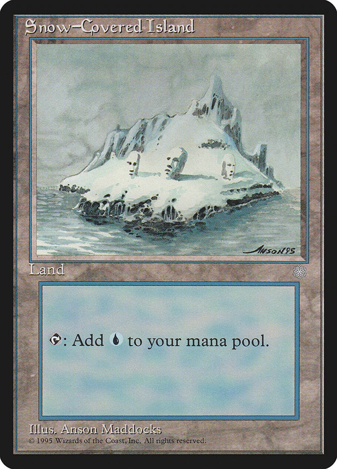 Snow-Covered Island [Ice Age] | Black Swamp Games