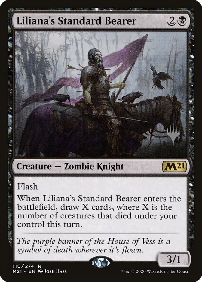 Liliana's Standard Bearer (Promo Pack) [Core Set 2021 Promos] | Black Swamp Games