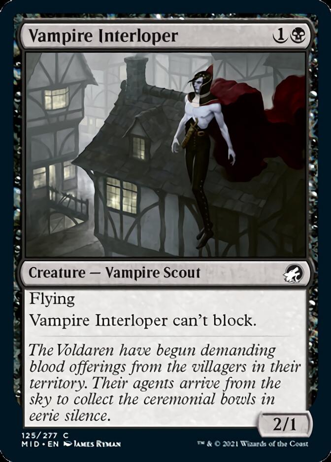 Vampire Interloper [Innistrad: Midnight Hunt] | Black Swamp Games