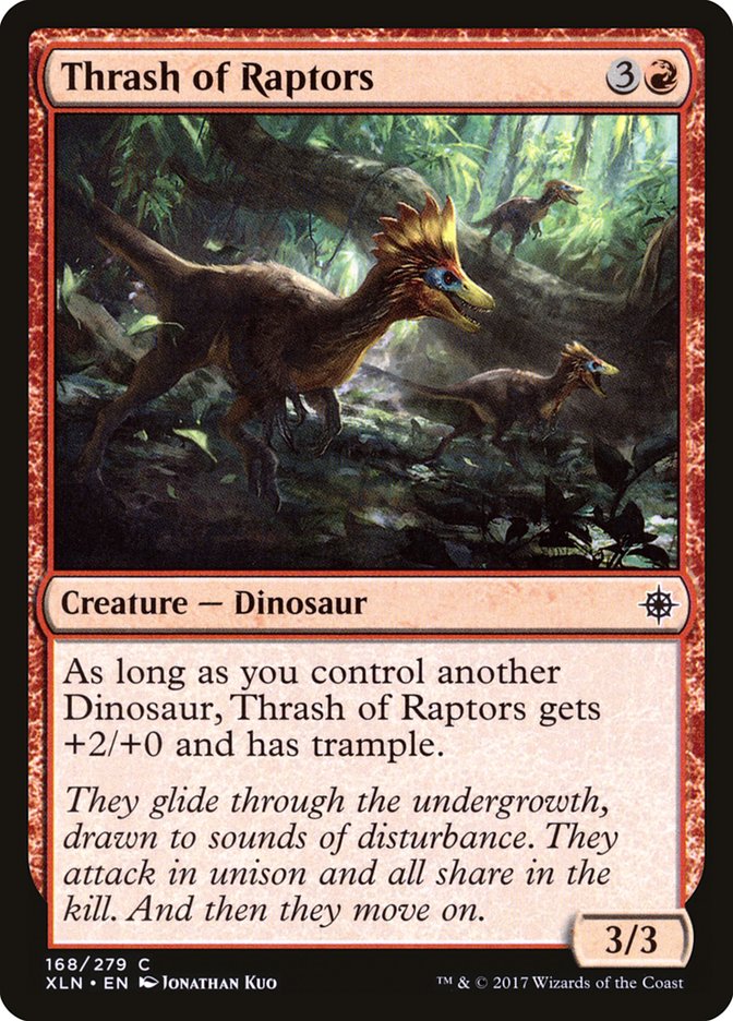 Thrash of Raptors [Ixalan] | Black Swamp Games