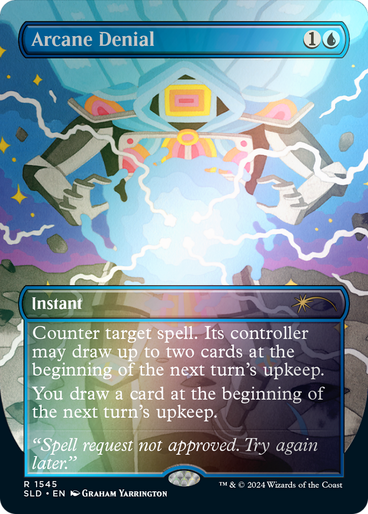 Arcane Denial (Surge Foil) [Marvel Super Heroes Commander] | Black Swamp Games