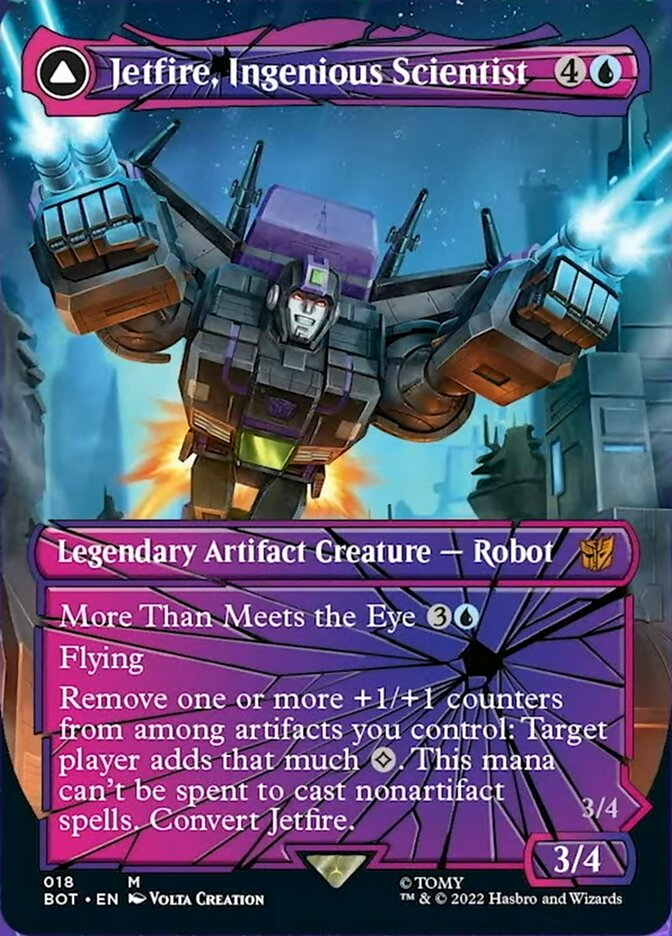 Jetfire, Ingenious Scientist // Jetfire, Air Guardian (Shattered Glass) [Transformers] | Black Swamp Games