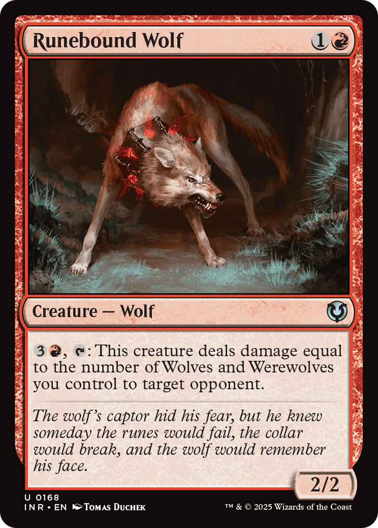 Runebound Wolf [Innistrad Remastered] | Black Swamp Games