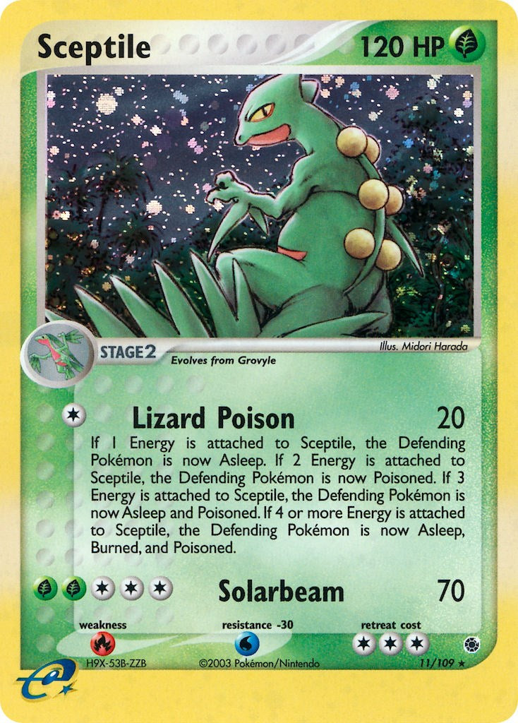 Sceptile (11/109) [EX: Ruby & Sapphire] | Black Swamp Games