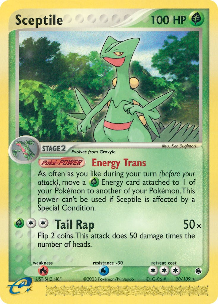 Sceptile (20/109) [EX: Ruby & Sapphire] | Black Swamp Games