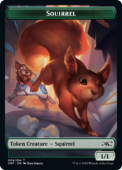 Squirrel // Storm Crow Double-Sided Token [Unfinity Tokens] | Black Swamp Games
