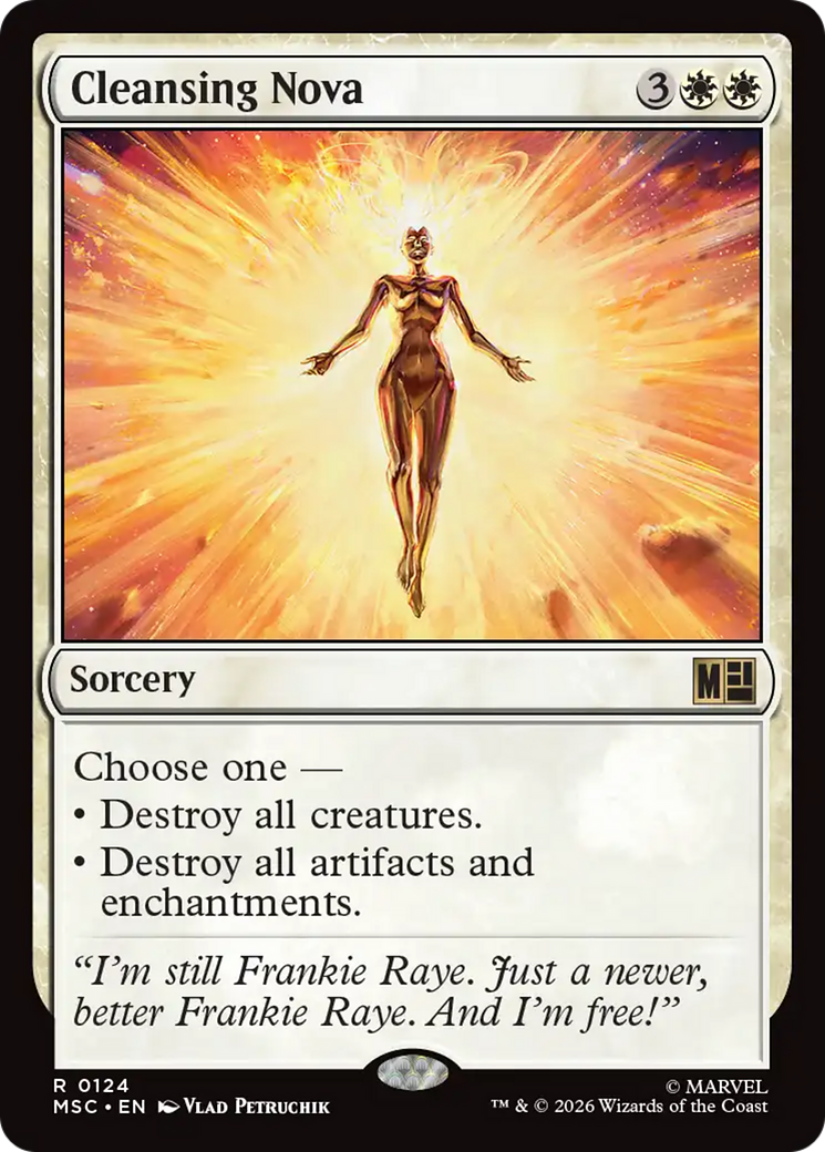 Cleansing Nova (Surge Foil) [Marvel Super Heroes Commander] | Black Swamp Games