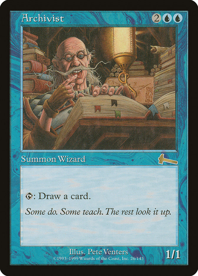 Archivist [Urza's Legacy] | Black Swamp Games