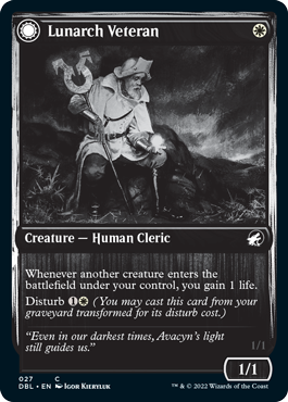 Lunarch Veteran // Luminous Phantom [Innistrad: Double Feature] | Black Swamp Games