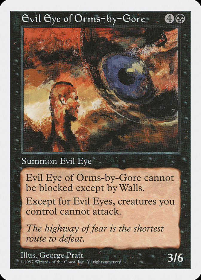 Evil Eye of Orms-by-Gore [Fifth Edition] | Black Swamp Games