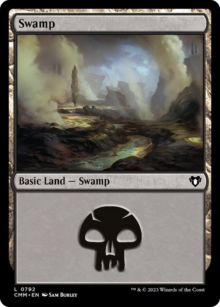 Swamp (792) [Commander Masters] | Black Swamp Games