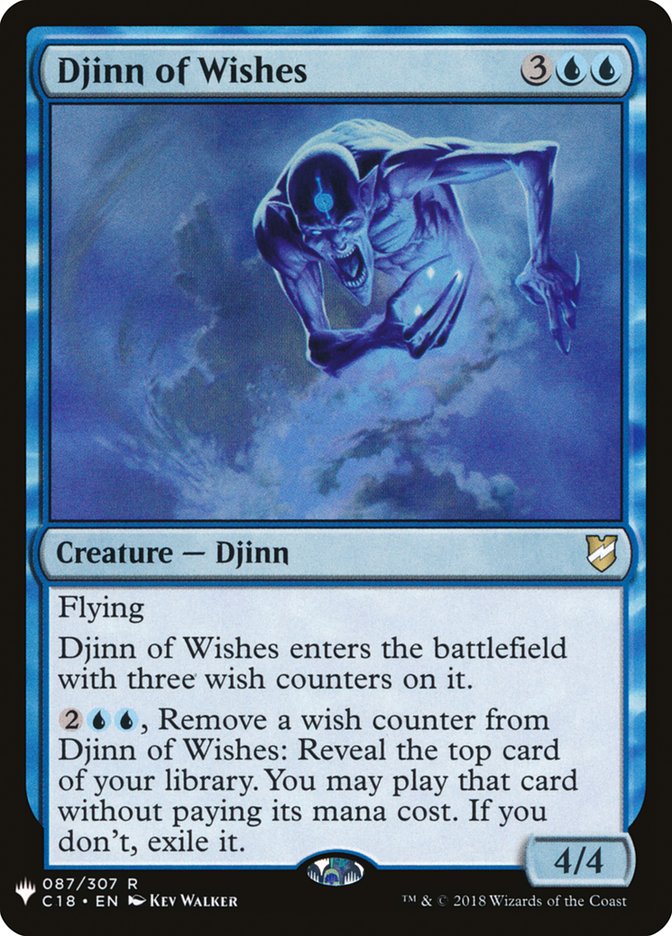 Djinn of Wishes [Mystery Booster] | Black Swamp Games