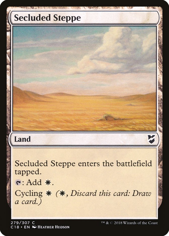 Secluded Steppe [Commander 2018] | Black Swamp Games